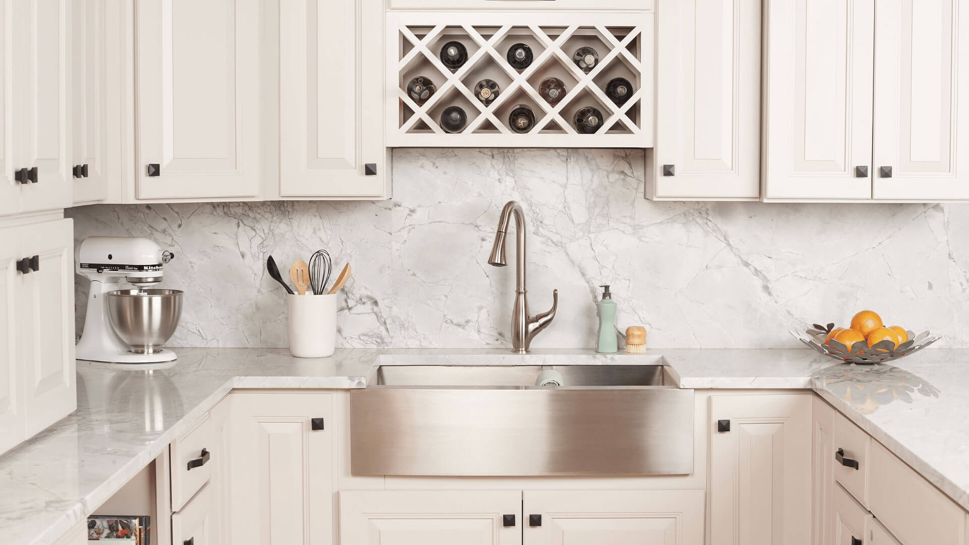 Traditional Farmhouse Kitchen Remodel by Kitchen Bath and Closet, LLC project photo
